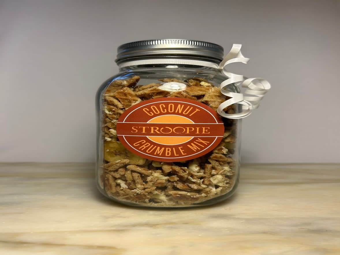 The Lancaster Stroopie Co Stroopie Crumble Mix Gift Jars - Coconut