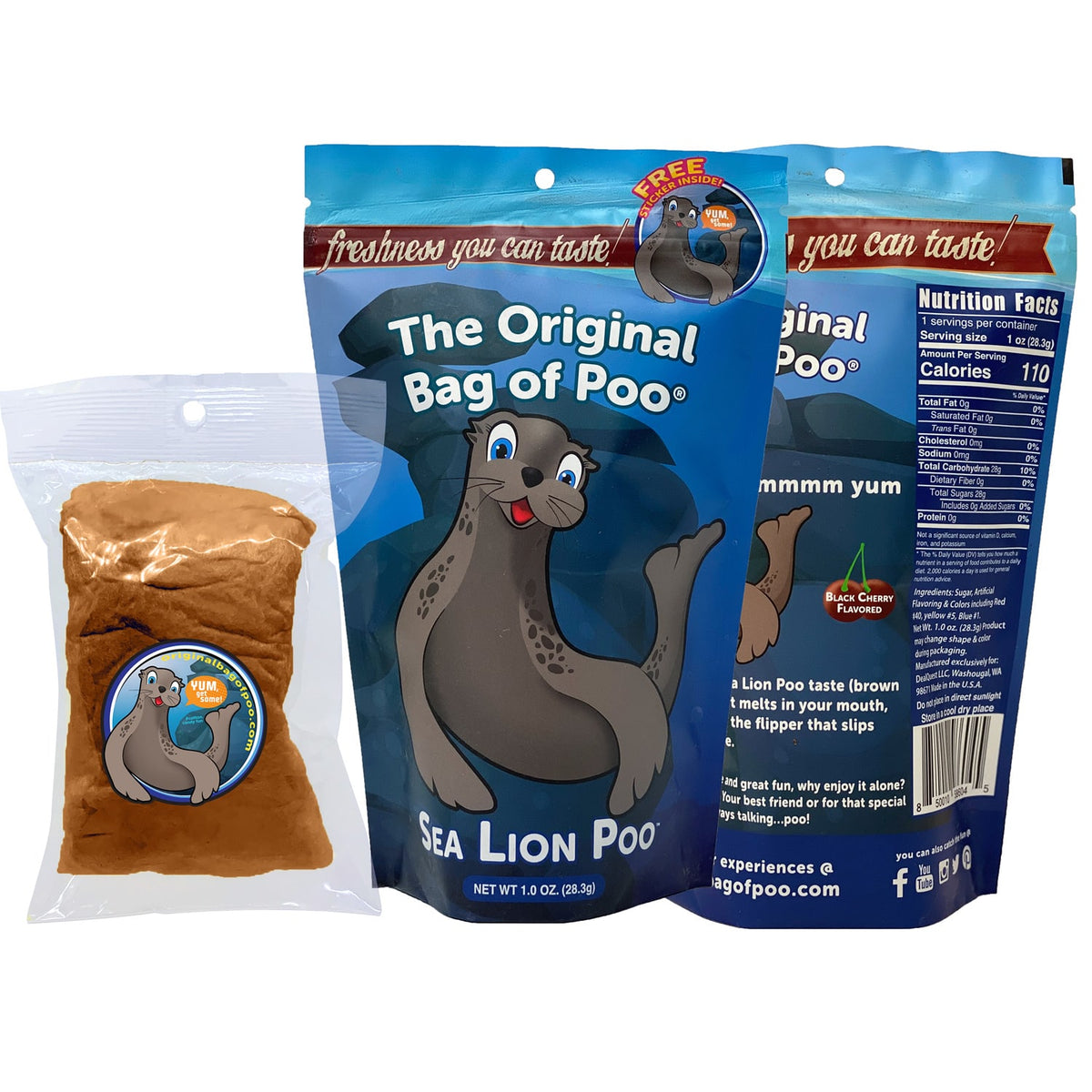 The Original Bag of Poo The Original Bag of Poo - Sea Lion Cotton Candy