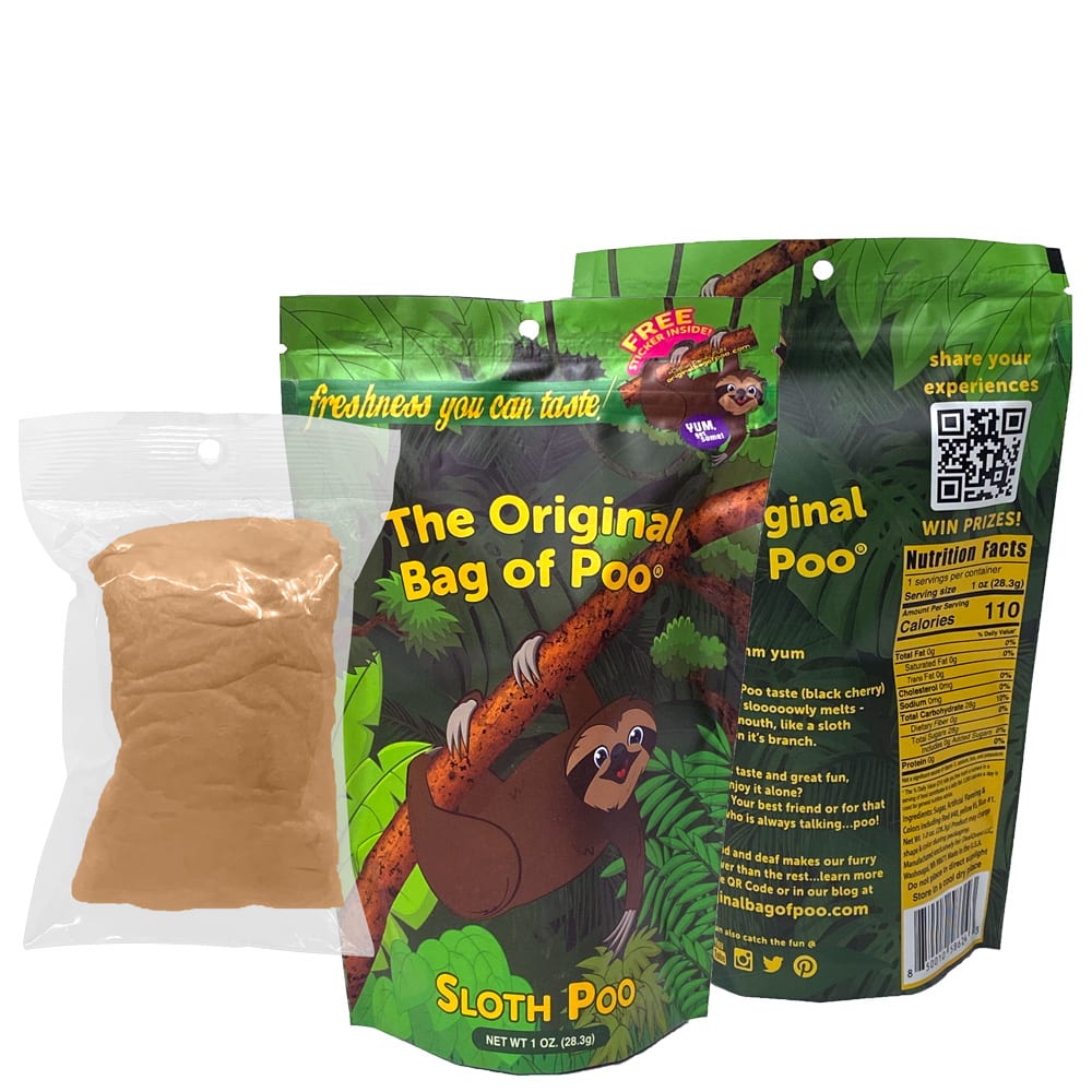 The Original Bag of Poo The Original Bag of Poo - Sloth Cotton Candy