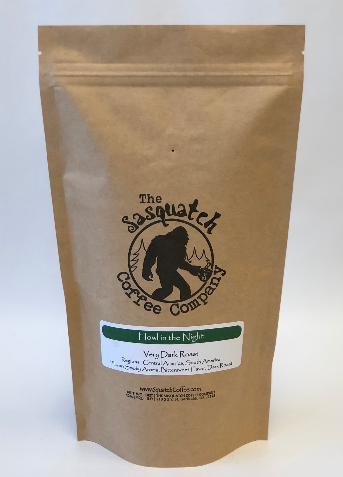 The Sasquatch Coffee Company The Sasquatch Coffee - 12oz, Whole Bean, Howl in the Night