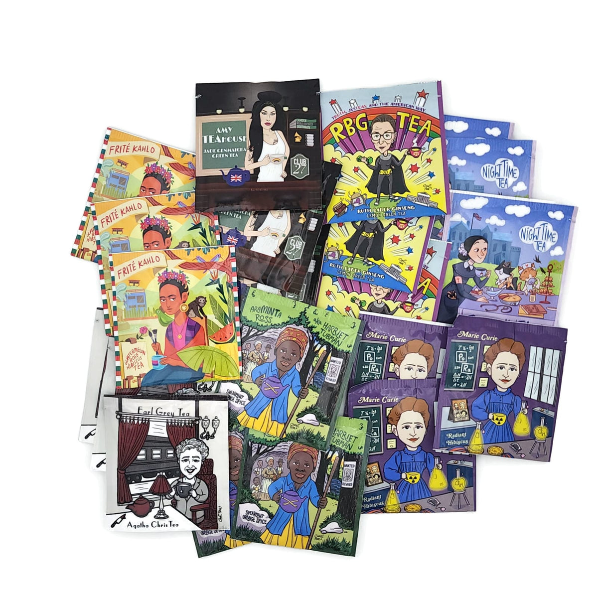 The TeaBook MighTEA Women of HerStory! VarieaTEA Pack - 100pk Bulk (zipper bag)