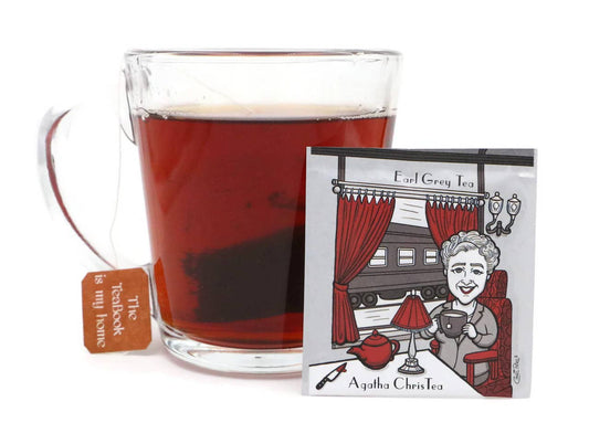 The TeaBook Agatha Chistea - Organic Earl Grey Tea - 10pk Mini