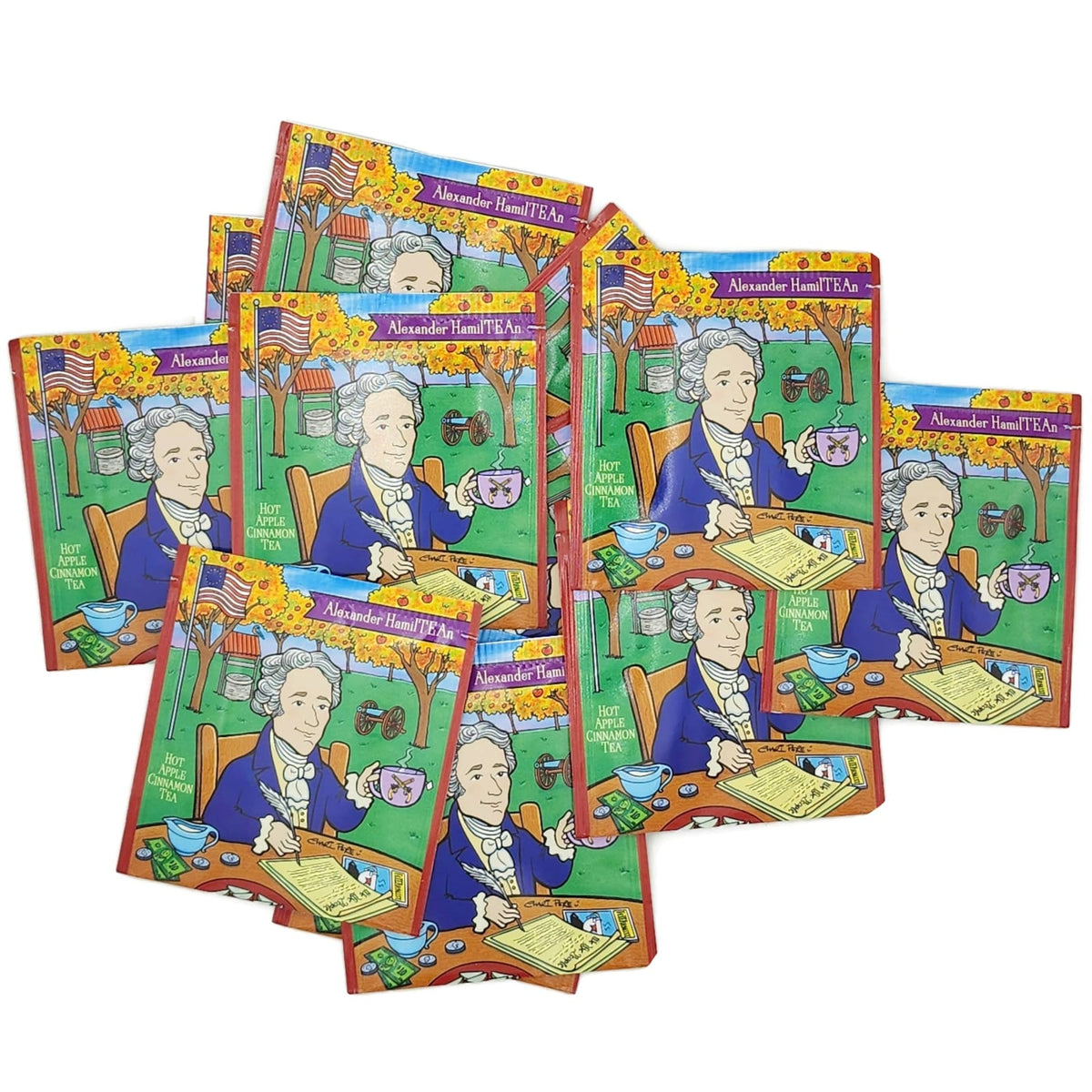The TeaBook Alexander HamilTEAn: Hot Apple Cinnamon - 100pk