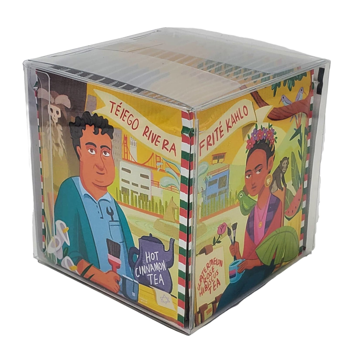 The TeaBook AmanTÉs - The Lovers Organic Tea Sampler - 20pk Retail Cube