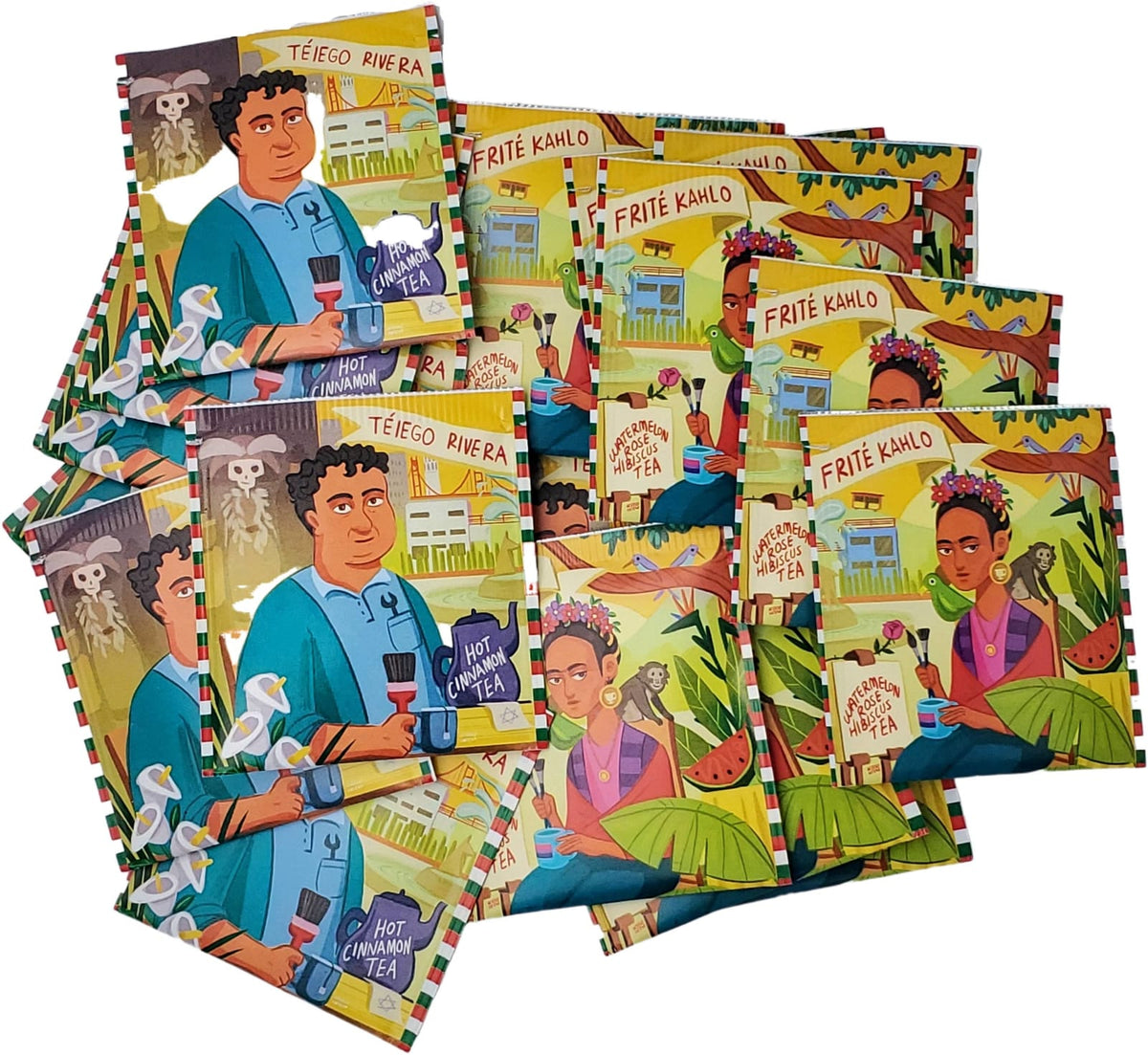 The TeaBook AmanTÉs - The Lovers Organic Tea Sampler - 100pk