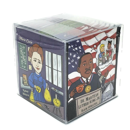 The TeaBook Equalitea OrganicTea Sampler-Araminta Ross, Marie Curie, MLK - 10pk Mi
