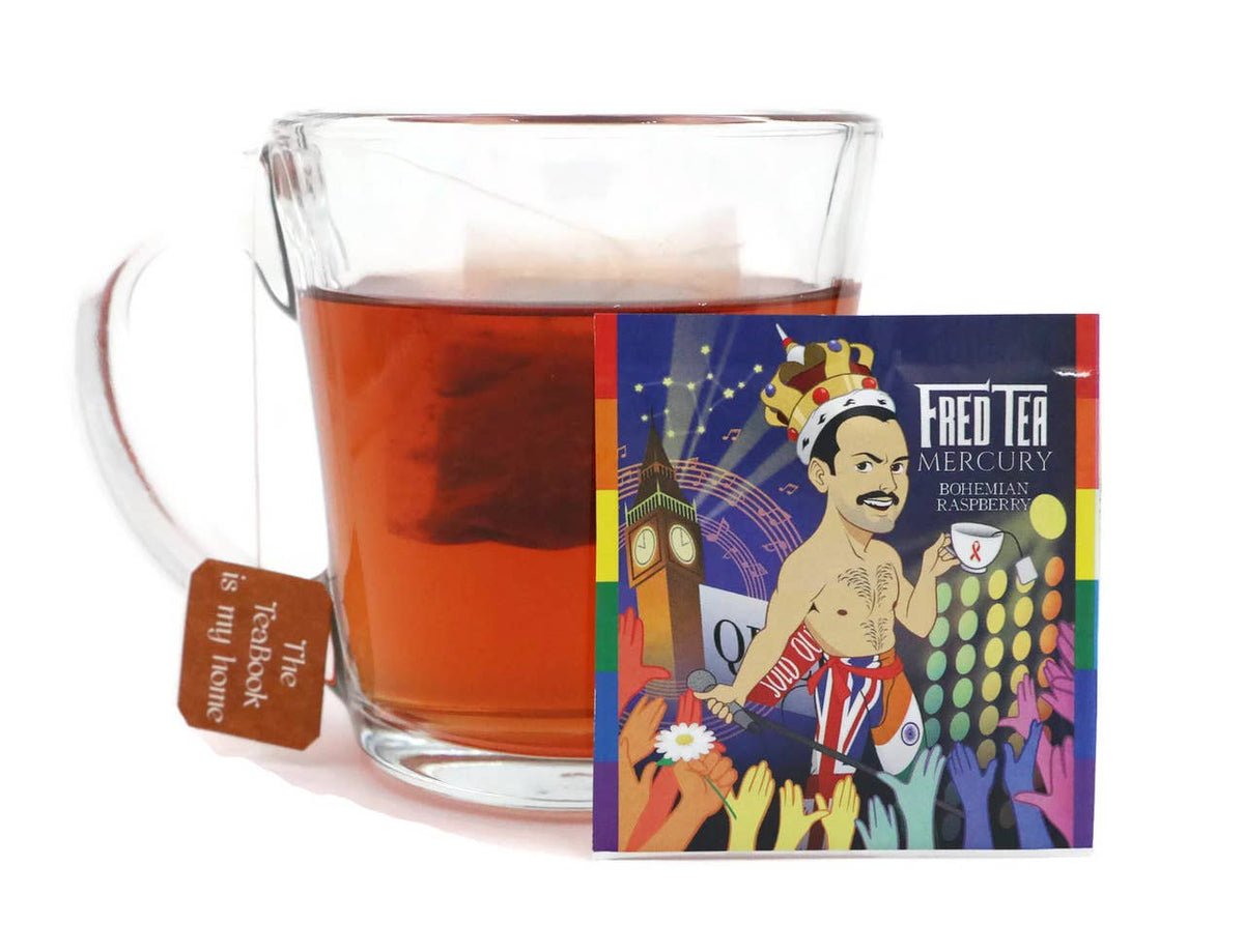 The TeaBook Fred Tea Mercury - Bohemian Raspberry - 20pk Retail Cube