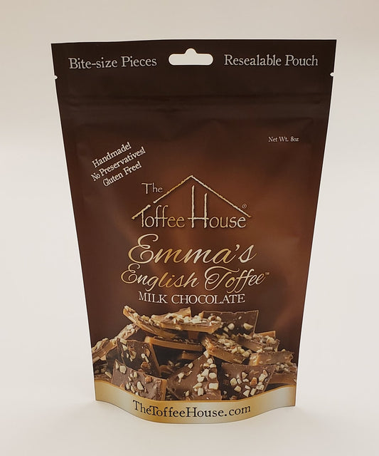 The Toffee House Emma's English Toffee - 8oz, Milk Chocolate