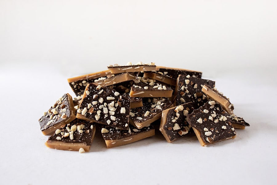 The Toffee House Emma's English Toffee - 4oz, Dark Chocolate