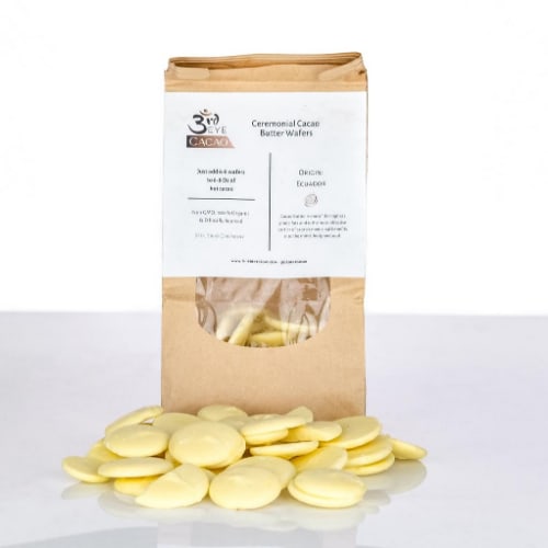 Third Eye Cacao Ceremonial Grade Ecuadorian Cacao Butter - 8 oz