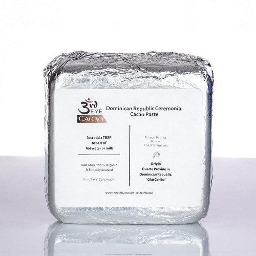 Third Eye Cacao Ceremonial Dominican Republic Cacao Paste Brick