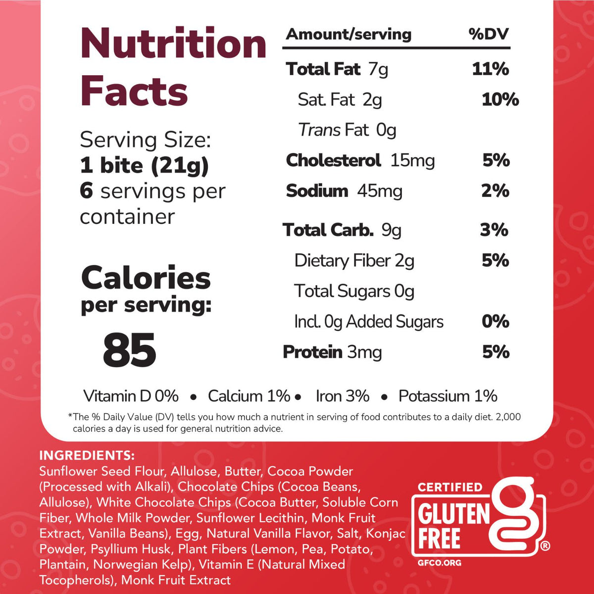 4oz Keto Cookie Bites
