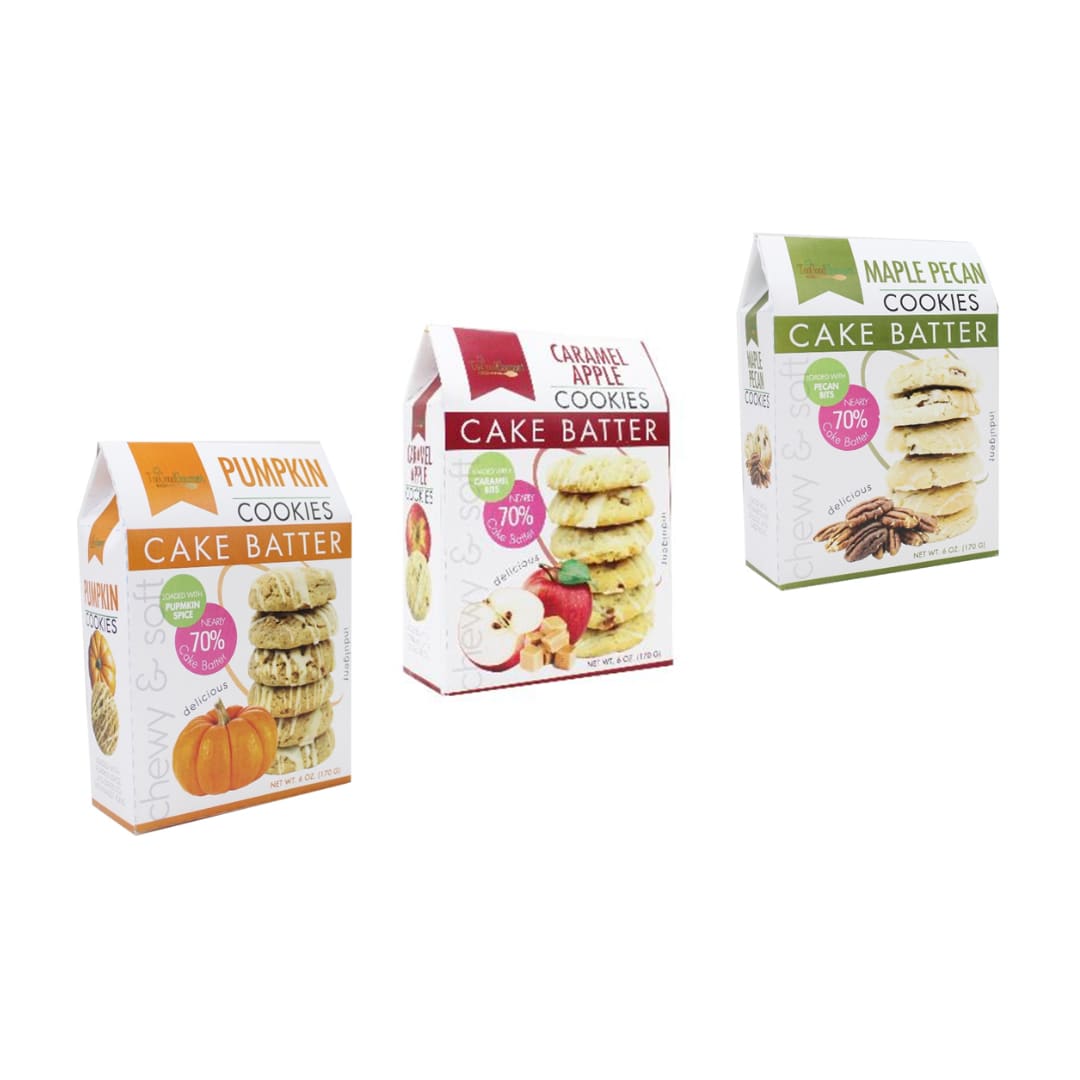 Too Good Gourmet Fall Cake Batter Cookies (6oz) - Assorted - 4 of Each