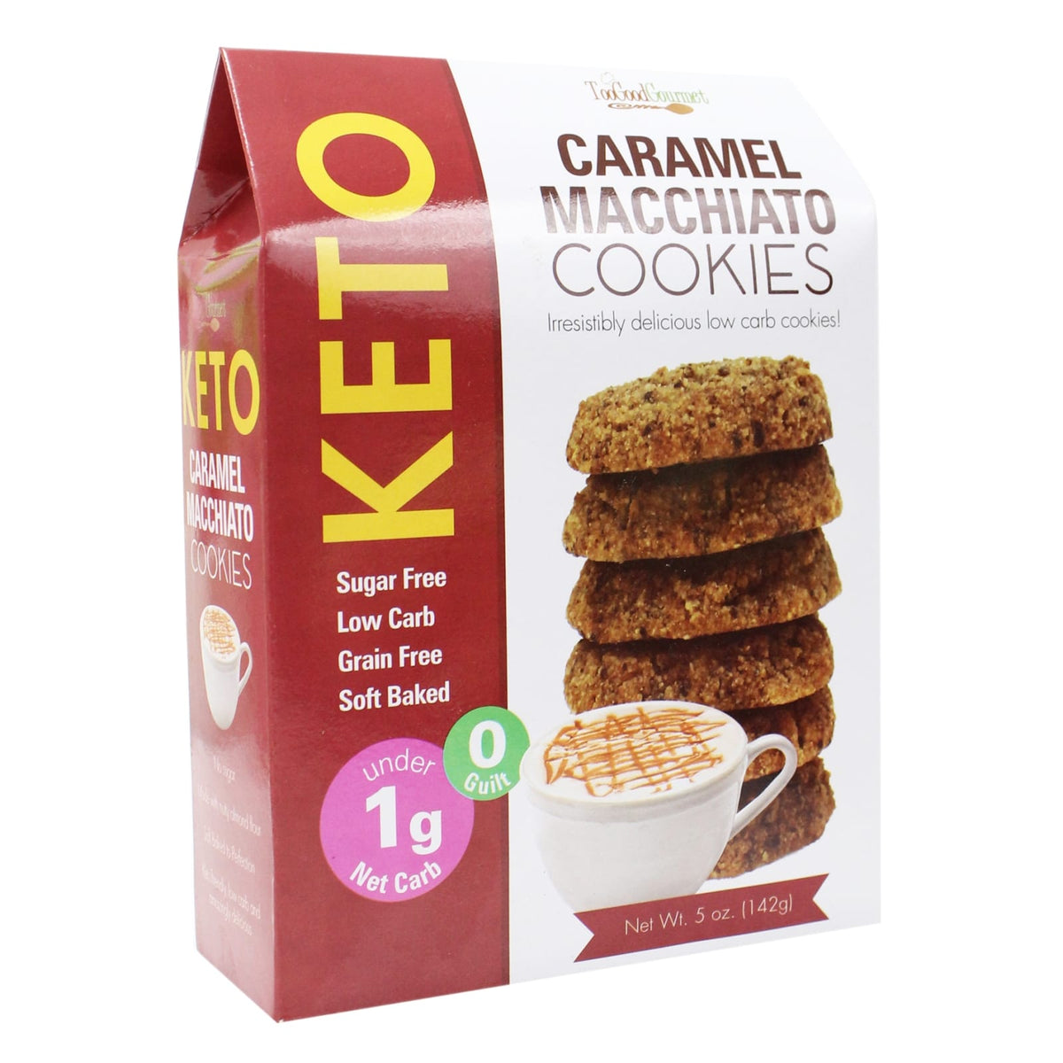 Too Good Gourmet Festive Keto Cookies (5oz) - Keto Caramel Macchiato