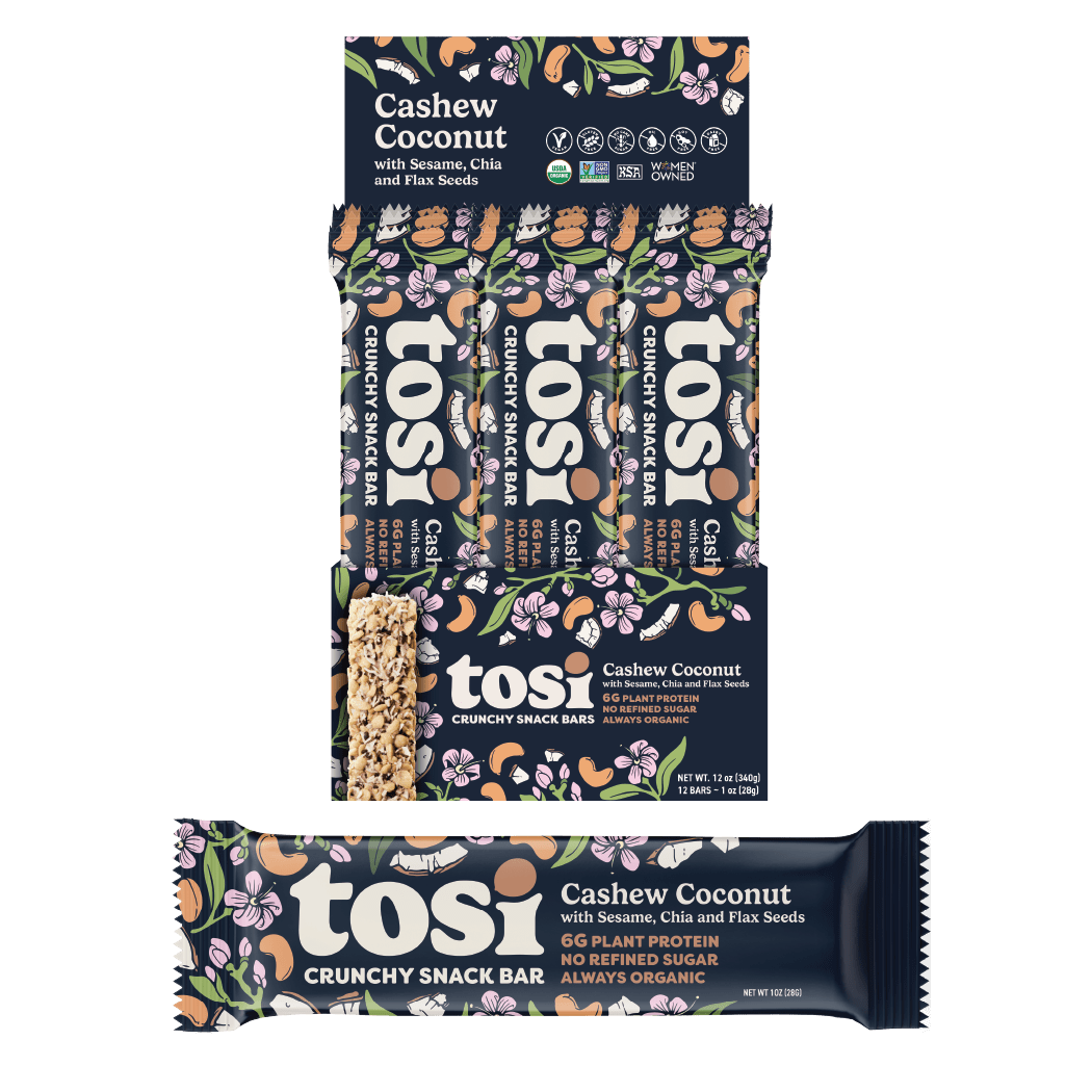 Tosi Cashew Coconut - Snack Bar 12PK
