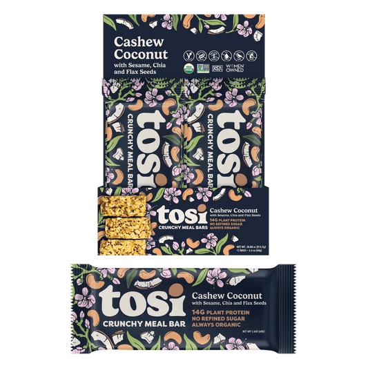 Tosi Cashew Coconut - Meal Bar 12PK