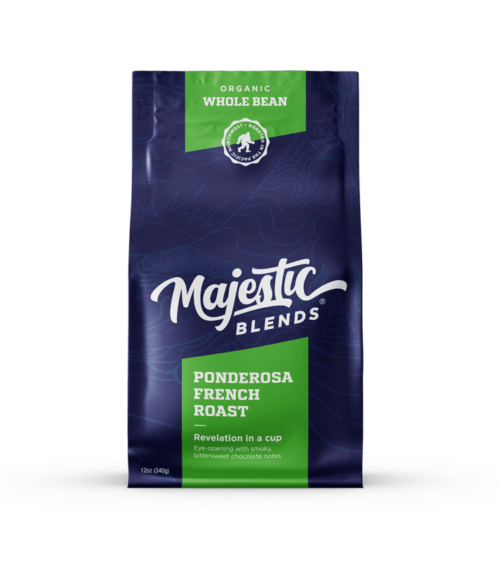 Tower Coffee Co. Majestic Blends - 12oz - Whole Bean - Organic Blends - Ponderosa Frenc