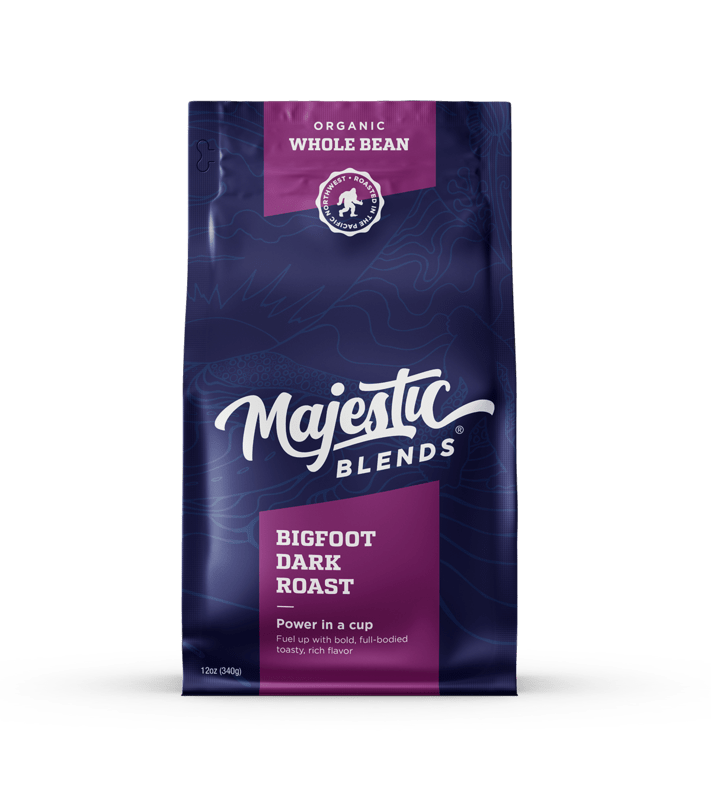 Tower Coffee Co. Majestic Blends - 12oz - Whole Bean - Organic Blends - Bigfoot Dark Ro