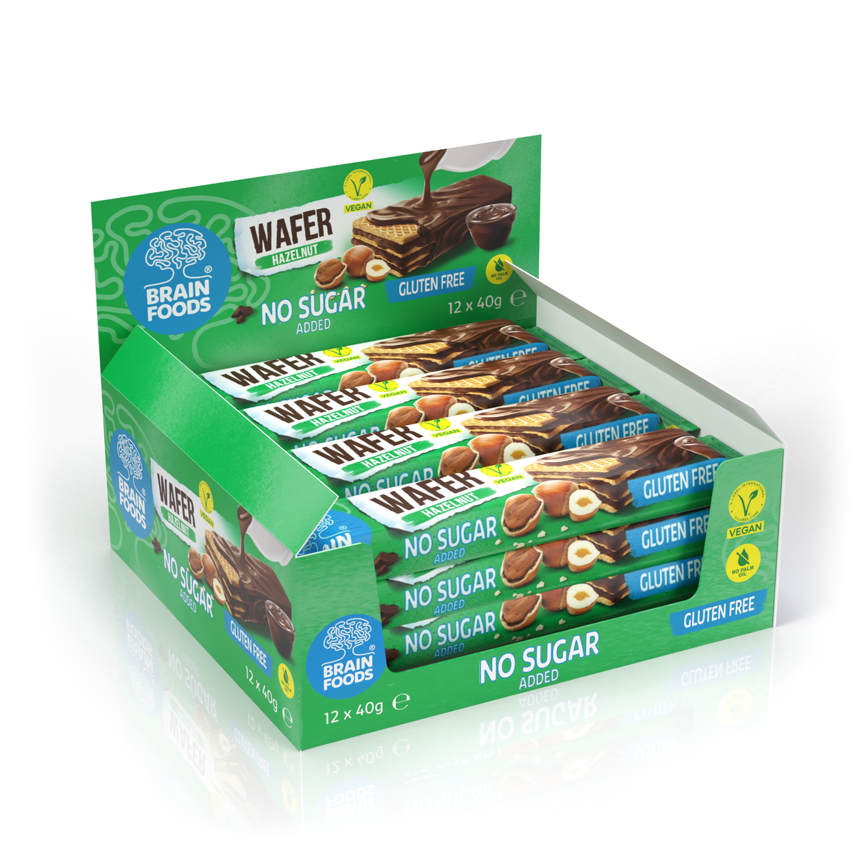 Brain Foods Wafers 13800501316211 144 ct Case