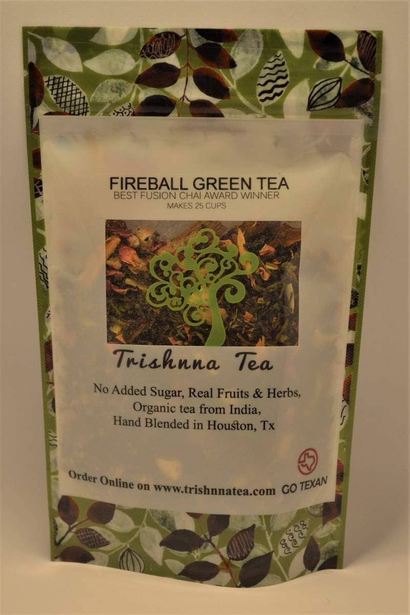 Trishnna Tea Loose Tea - 2 oz, Fireball Green Tea