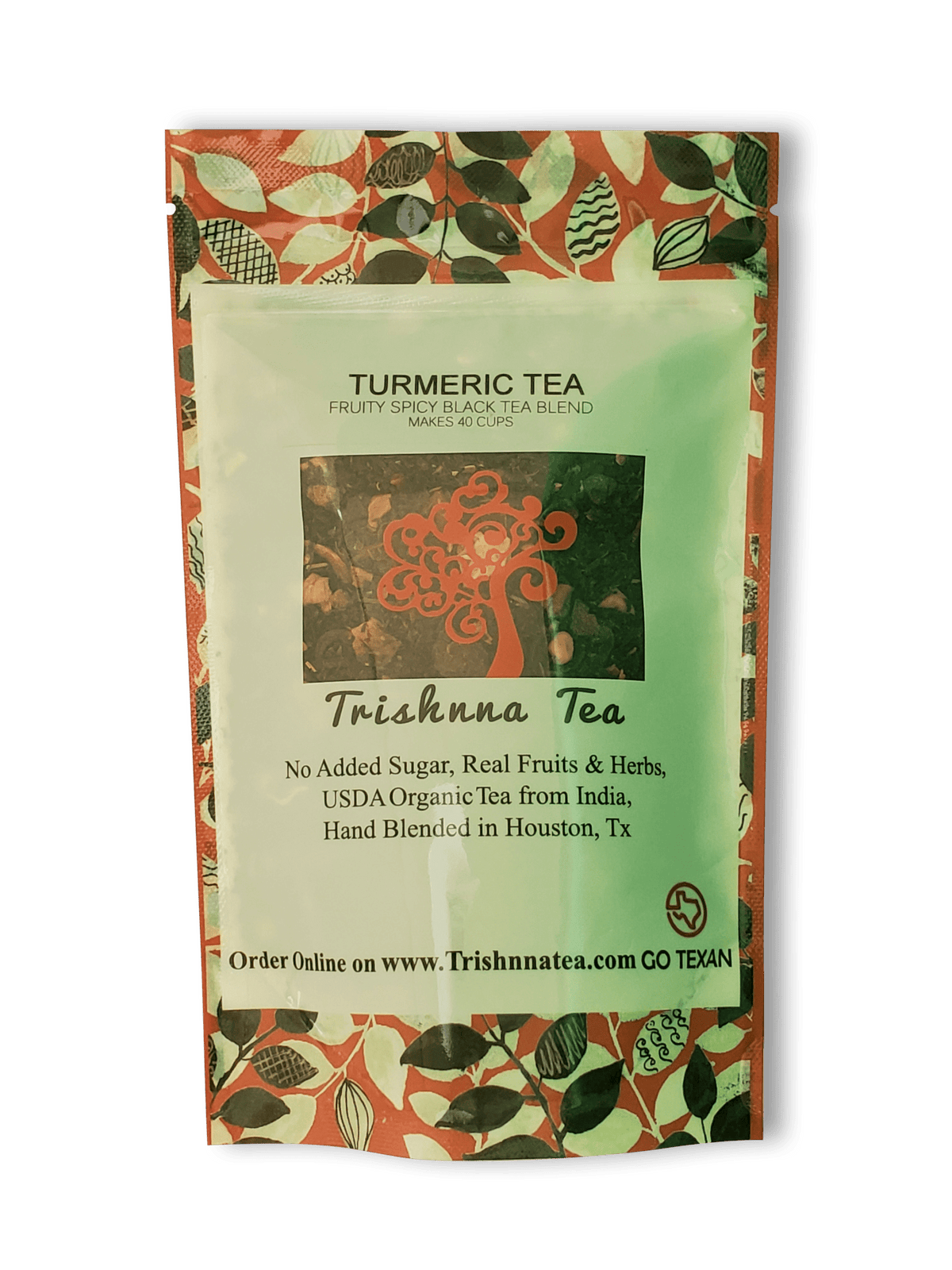 Trishnna Tea Loose Tea - 3 oz, Turmeric Tea - Black