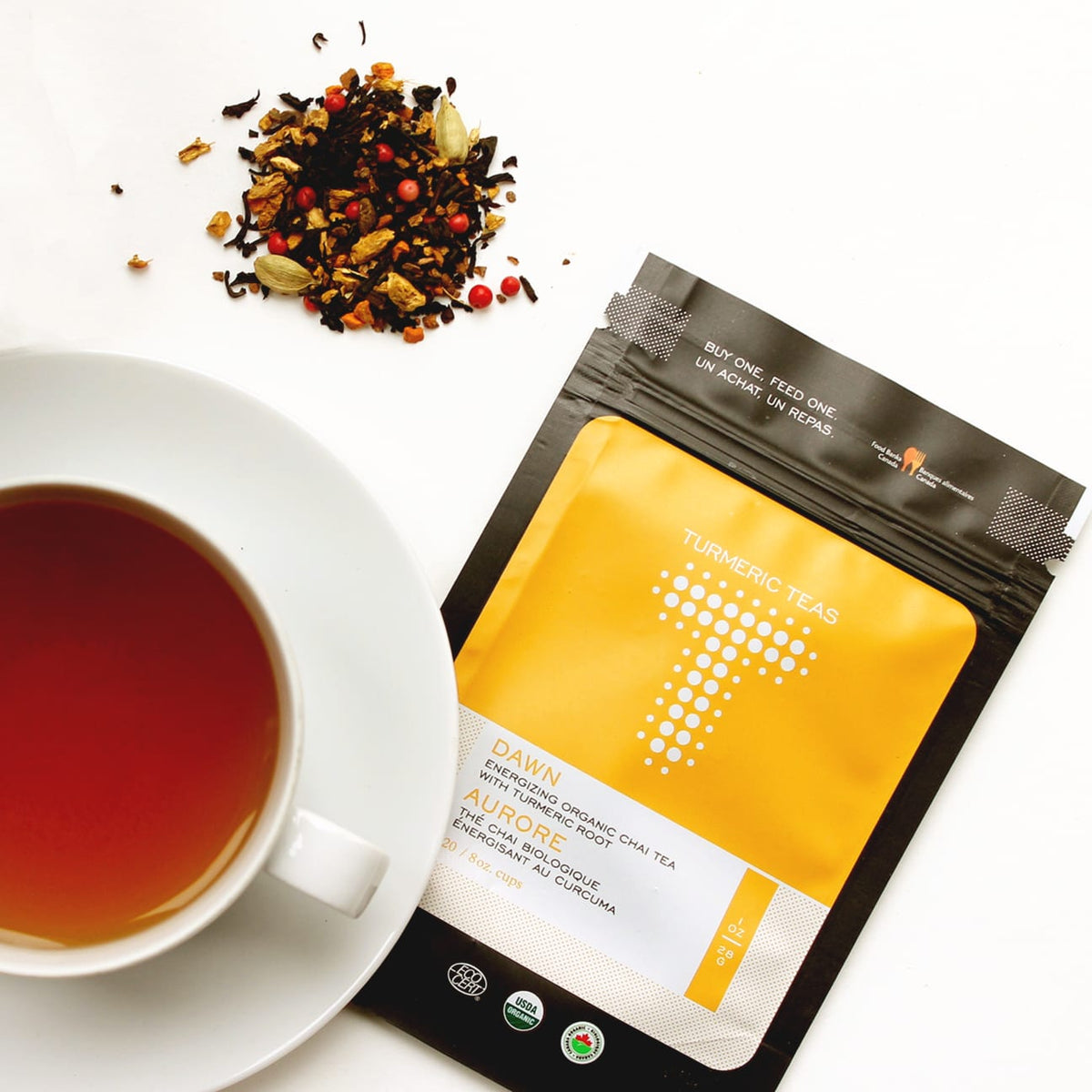 Turmeric Teas Turmeric Teas - Loose Leaf (28g), Dawn - Organic Chai