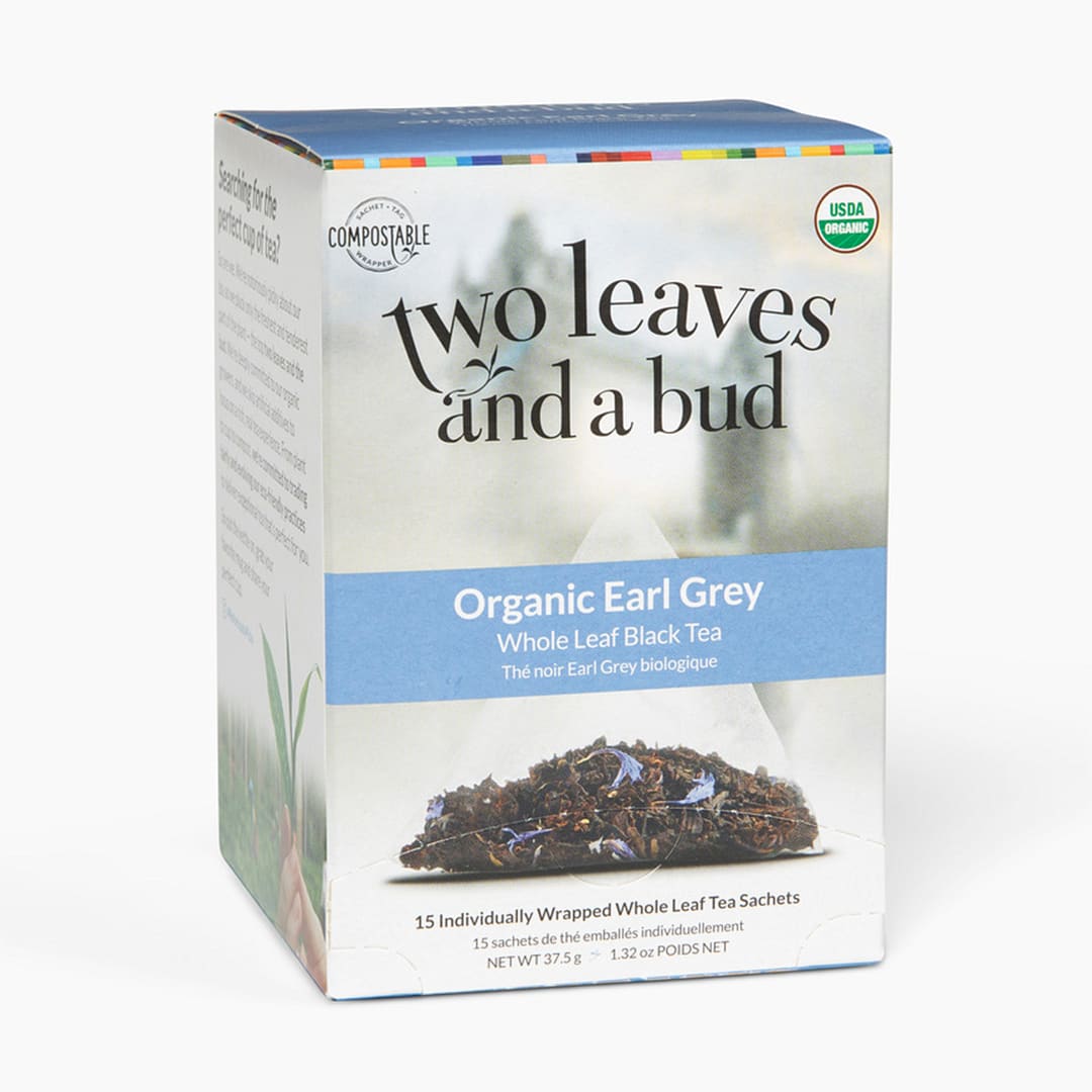 Two Leaves And A Bud Organic Earl Grey - 15ct Box