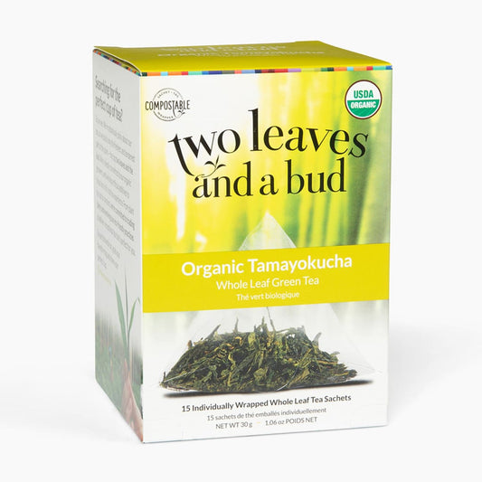 Two Leaves And A Bud Organic Tamayokucha - 15ct Box