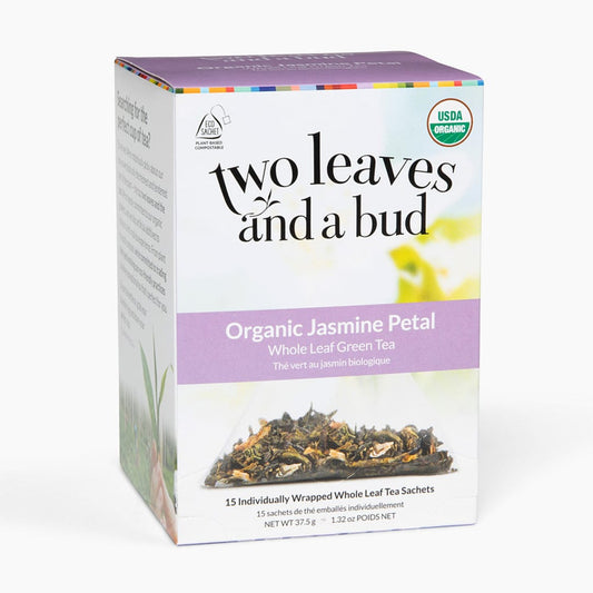 Two Leaves And A Bud Organic Jasmine Petal - 15ct Box
