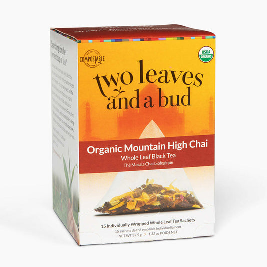 Two Leaves And A Bud Organic Mountain High Chai - 15ct Box