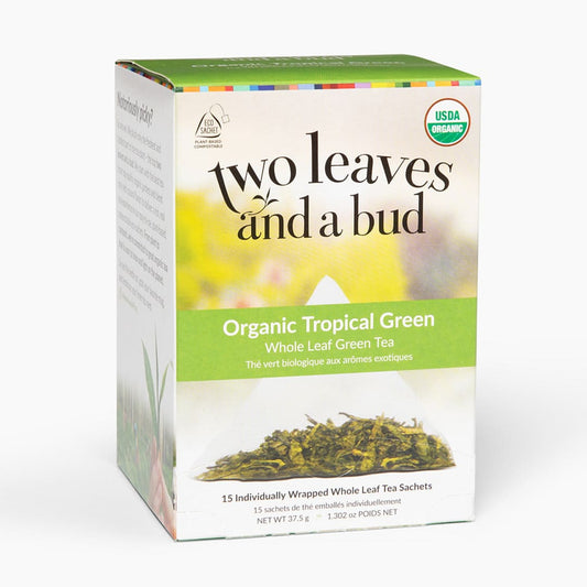 Two Leaves And A Bud Organic Tropical Green - 15ct Box