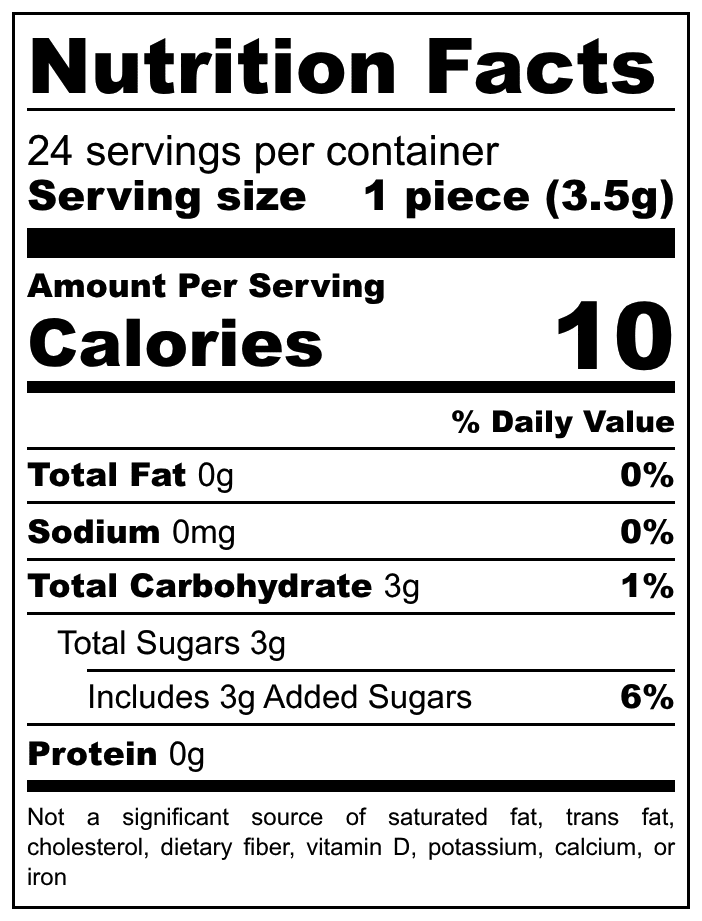 Peppermint Mandarin Better-for-You Hard Candy – Cool & Citrusy – Organic Peppermint & Mandarin – Gluten-Free, Non-GMO, Vegan ECSBND007