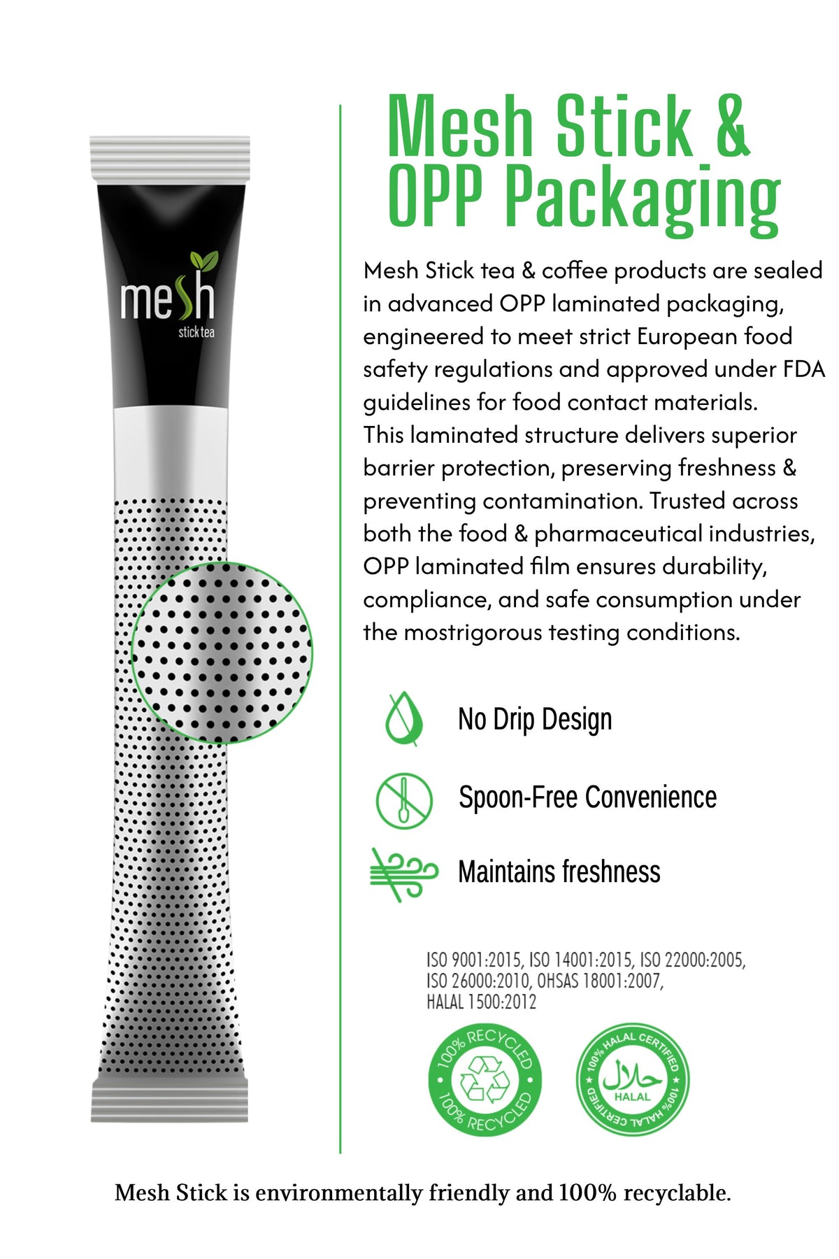 Anti-Stress Herbal Tea Mesh Sticks (16 Servings)