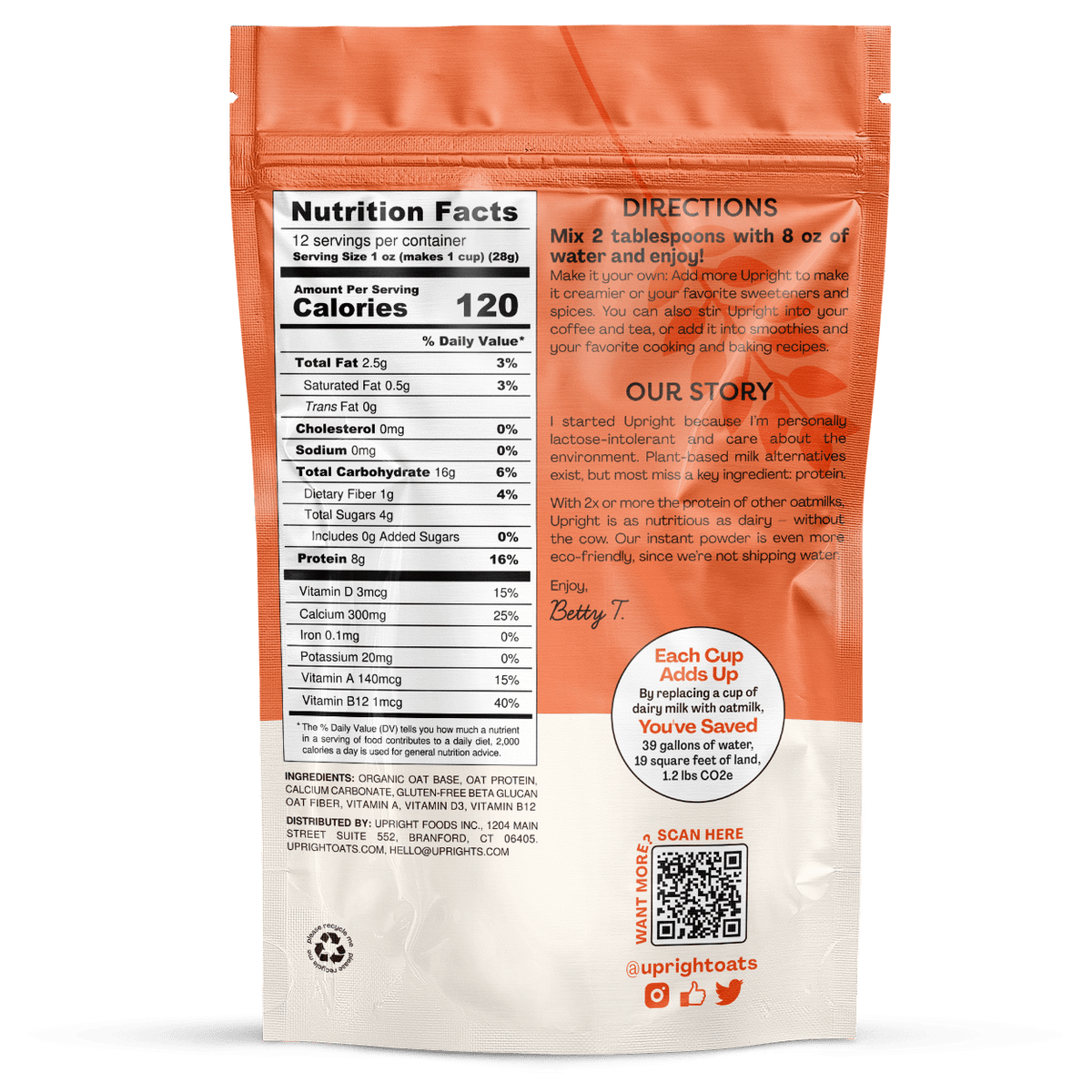 Instant Oatmilk IOM012SS001OF