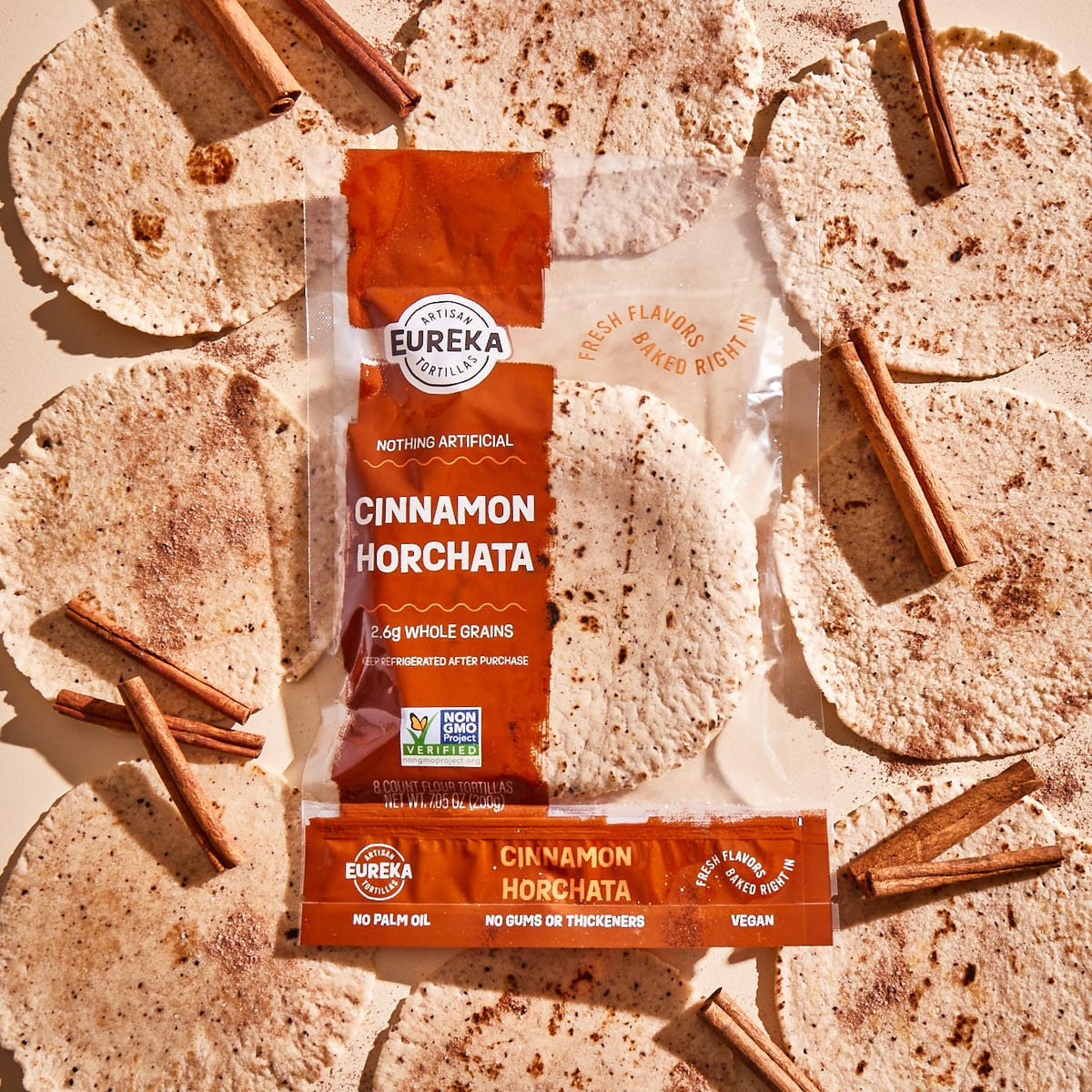 Flour Tortillas (6 inch, 8 Count) Cinnamon Horchata