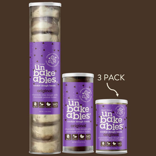 Unbakeables Original Unbakeables Cookie Dough - 3 Pack