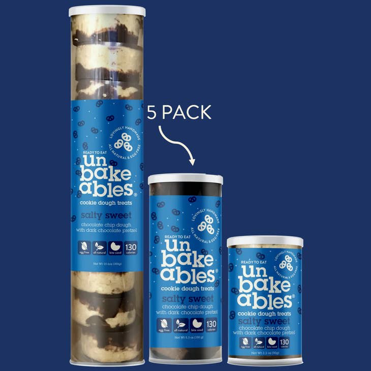 Unbakeables Salty Sweet Unbakeables Cookie Dough - 5 Pack