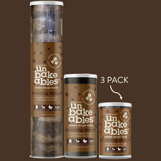 Unbakeables Morning Dough Unbakeables Cookie Dough - 3 Pack