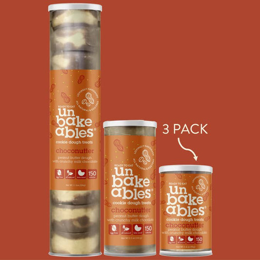Unbakeables Choconutter Unbakeables Cookie Dough - 3 Pack
