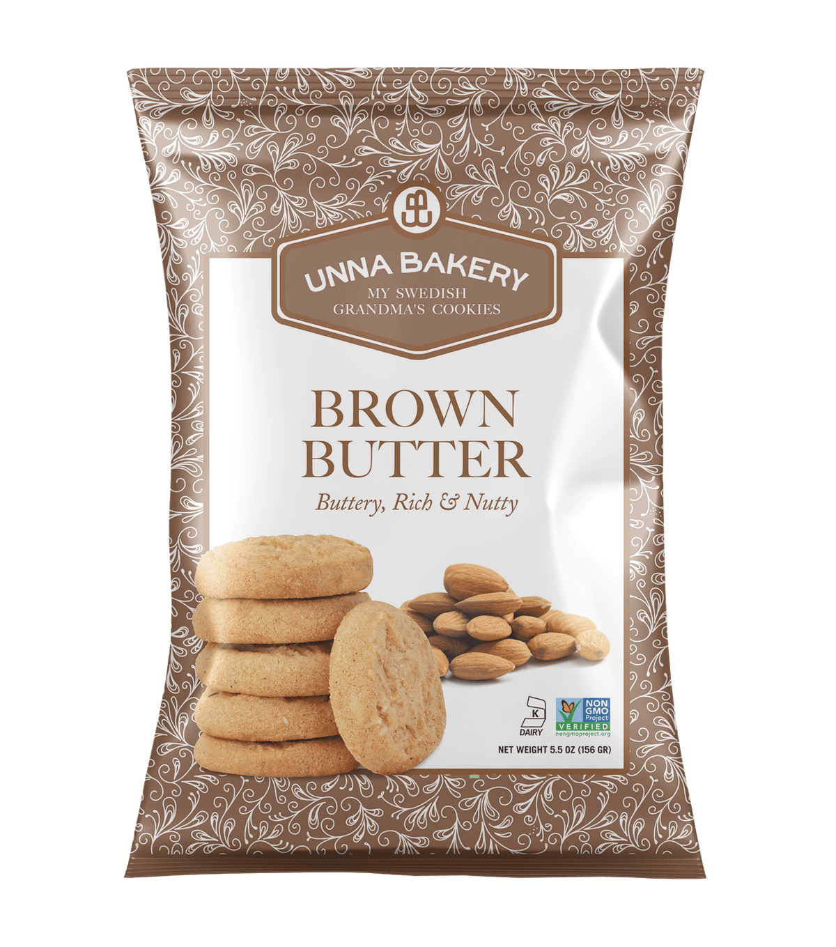 Unna Bakery Cookies - Bag, Brown Butter