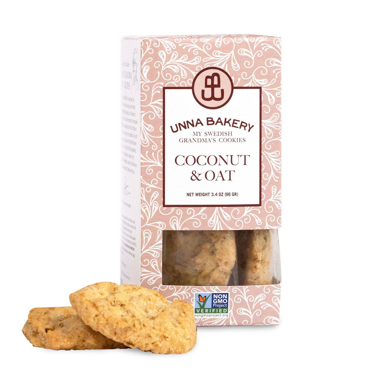 Unna Bakery Cookies - Box, Coconut Oat