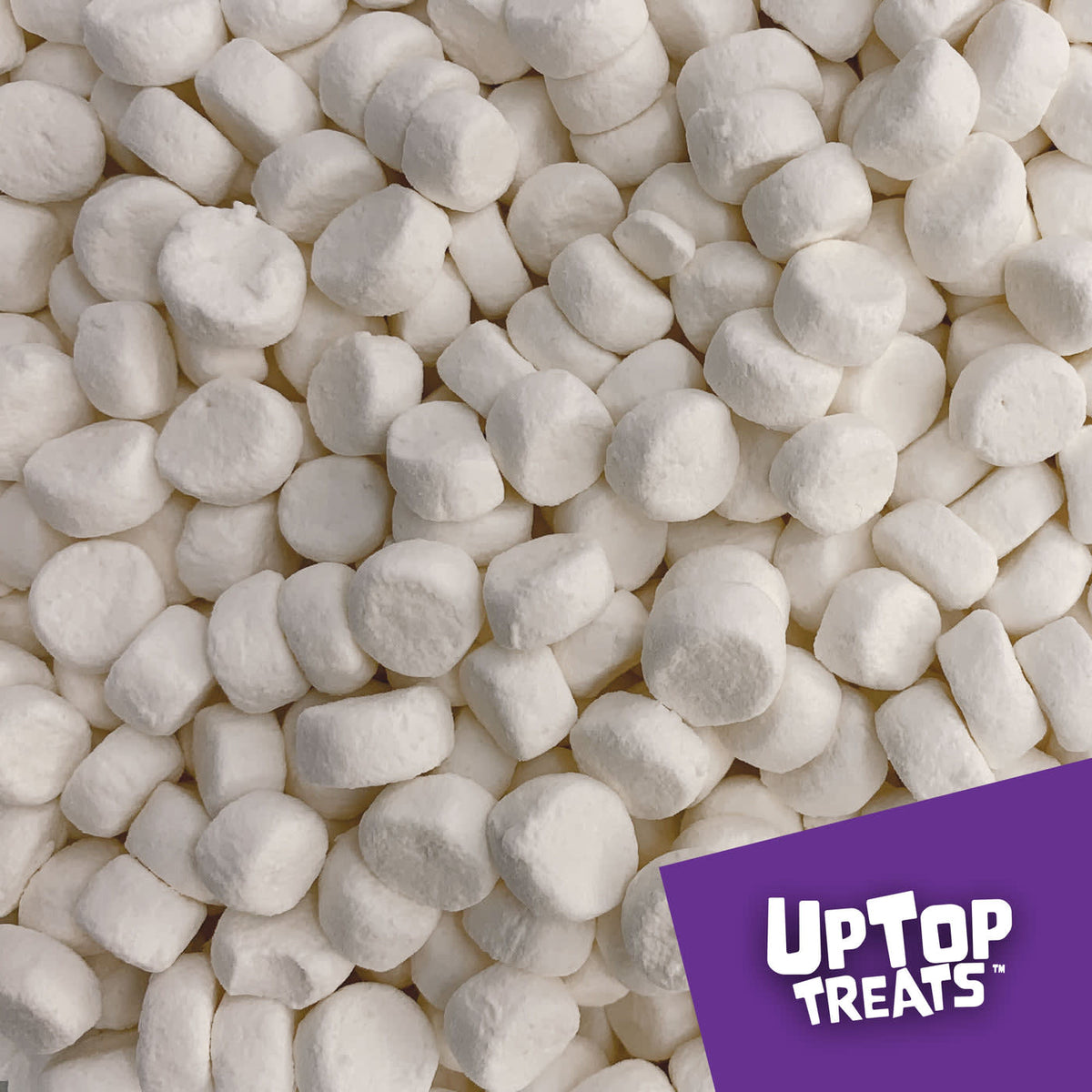 UpTop Treats Bulk Candy - Dehydrated - White Disc Marshmallows