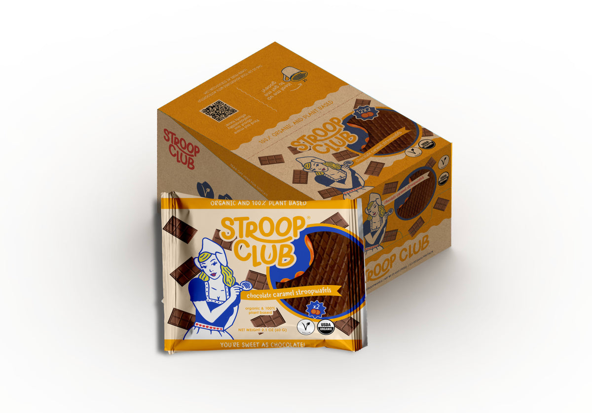 Organic and Plant Based Stroopwafel 2-Pack CHOC12X2MC