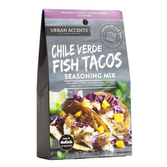 Urban Accents Chile Verde Fish Tacos Seasoning Mix