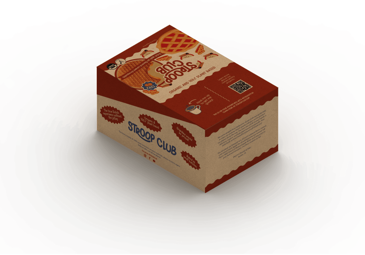 Organic and Plant Based Stroopwafel 2-Pack - Apple Pie Caramel PIE12X2MC