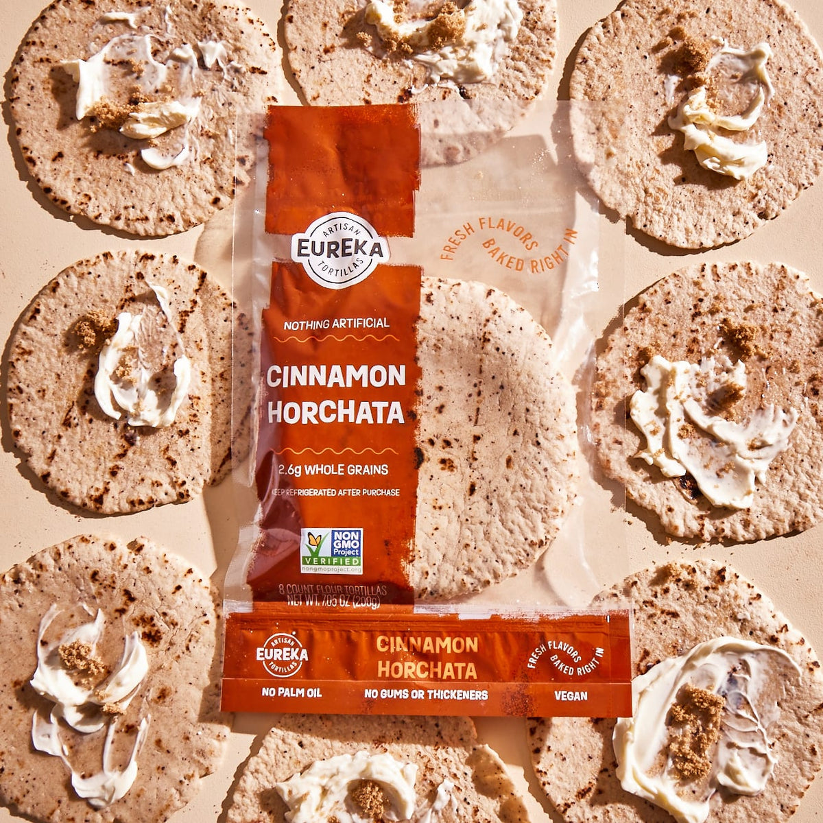 Flour Tortillas (6 inch, 8 Count) Cinnamon Horchata