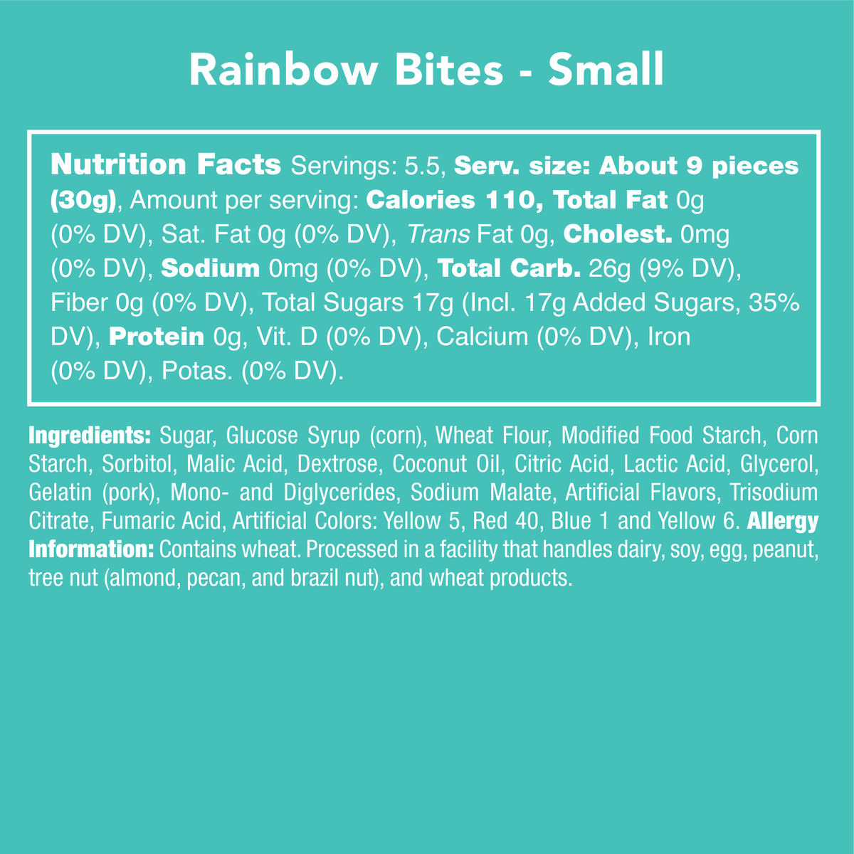 Rainbow Bites RSSG17-00-63
