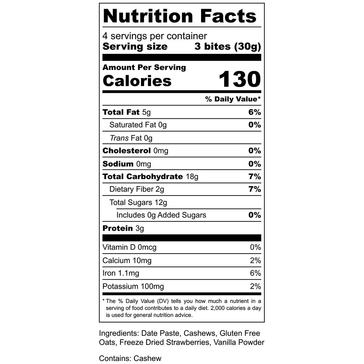 4.3oz Energy Bites 2922