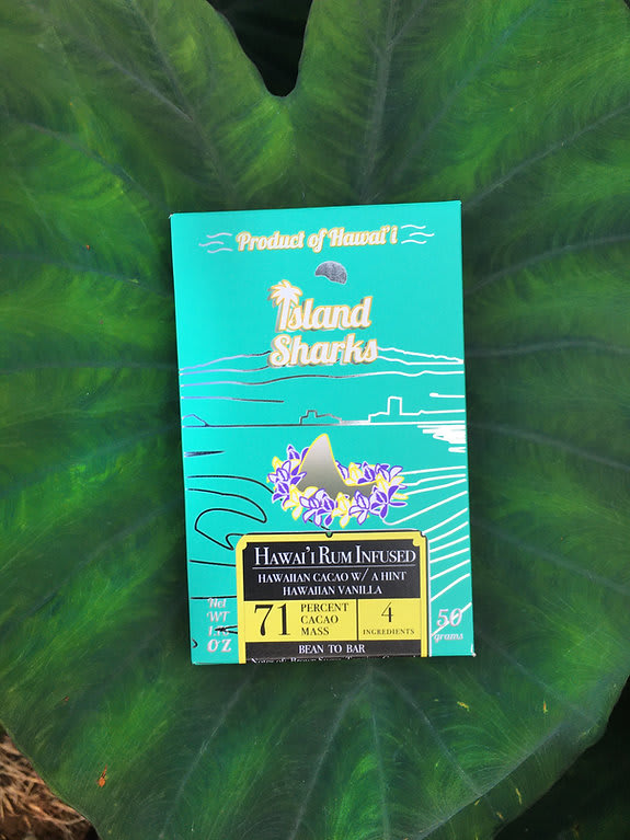 Hawaii Rum Infused 71% Hawaii Grown Chocolate w/ Hawaii Vanilla 860004475965