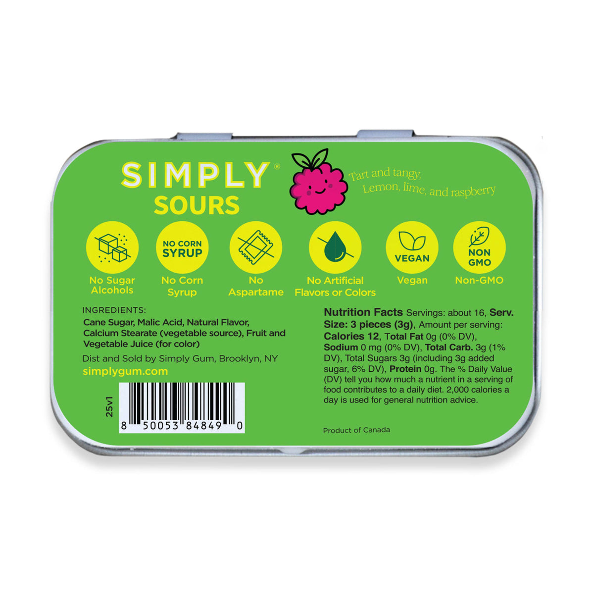 Simply Sours 1.8oz - 6 Pack